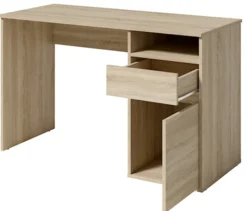 Biurko Billa z szufladą i szafką 120 cm dąb sonoma