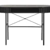 Biurko Ovitties 120x60 cm czarne lamele