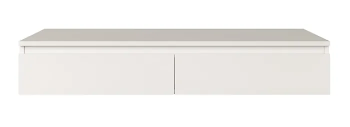 Biurko toaletka Bemmi wisząca z szufladami 120 cm biały