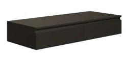 Biurko toaletka Bemmi wisząca z szufladami 120 cm czarny