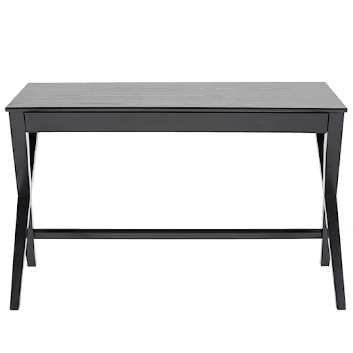 Biurko Vagan 120x60 cm czarne z szufladą