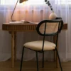 Biurko Yoffers 120x60 cm lamele dąb naturalny