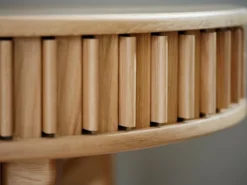 Biurko Yoffers 120x60 cm lamele dąb naturalny