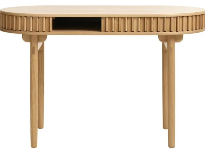 Biurko Yoffers 120x60 cm lamele dąb naturalny