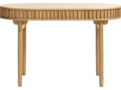 Biurko Yoffers 120x60 cm lamele dąb naturalny