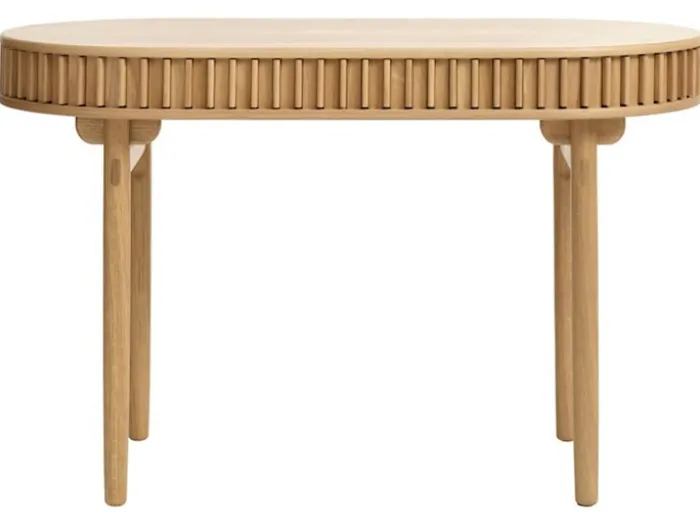 Biurko Yoffers 120x60 cm lamele dąb naturalny