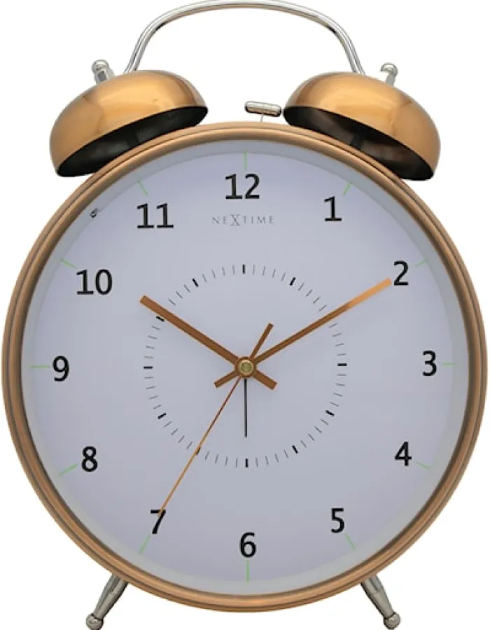 Budzik Wake Up 30x23 cm złoty