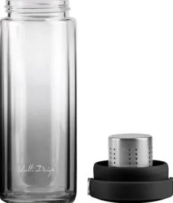 Butelka z zaparzaczem Fuori 350 ml czarna