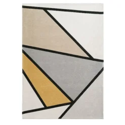 Dywan łatwoczyszczący Denebola żółty geometria 160/230