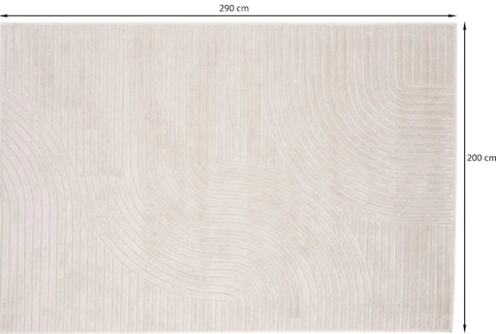 Dywan Bloccle 200x290 cm kremowy