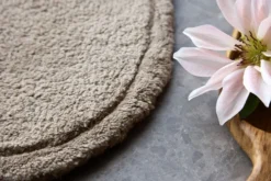 Dywanik łazienkowy Funnces 85x60 cm kremowy