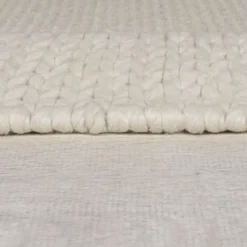 Dywan Rue Plait 120x170 cm z wełną beżowy