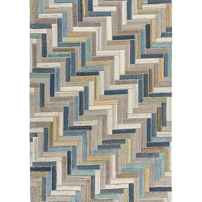 Dywan wełniany Russo stonowany/wielokolorowy Prostokątny/160x230