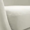 Fotel kubełkowy Meknes jasnobeżowy velvet łatwoczyszczący