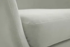 Fotel kubełkowy Meknes szary velvet łatwoczyszczący