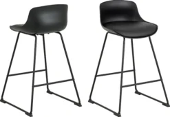 Hoker Schino podstawa 60 cm czarna ekoskóra