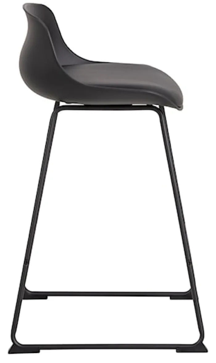 Hoker Schino podstawa 60 cm czarna ekoskóra