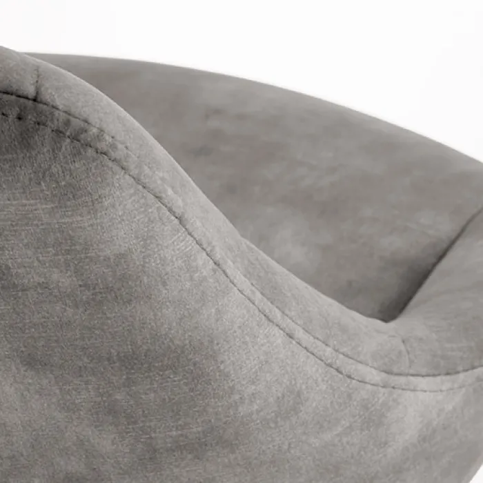 Hoker tapicerowany Wardion popielaty