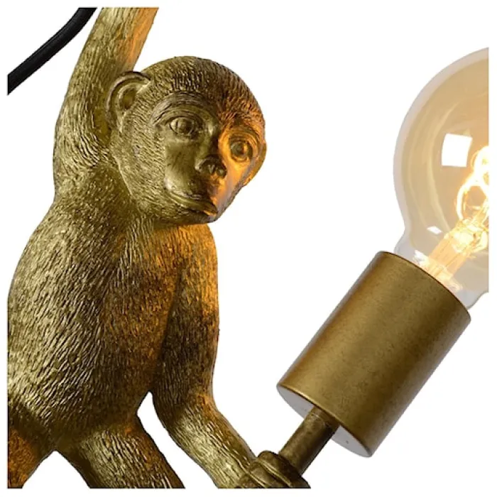 Kinkiet Chimp małpka złoty