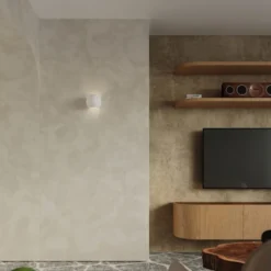 Kinkiet Debesis ceramiczny biały