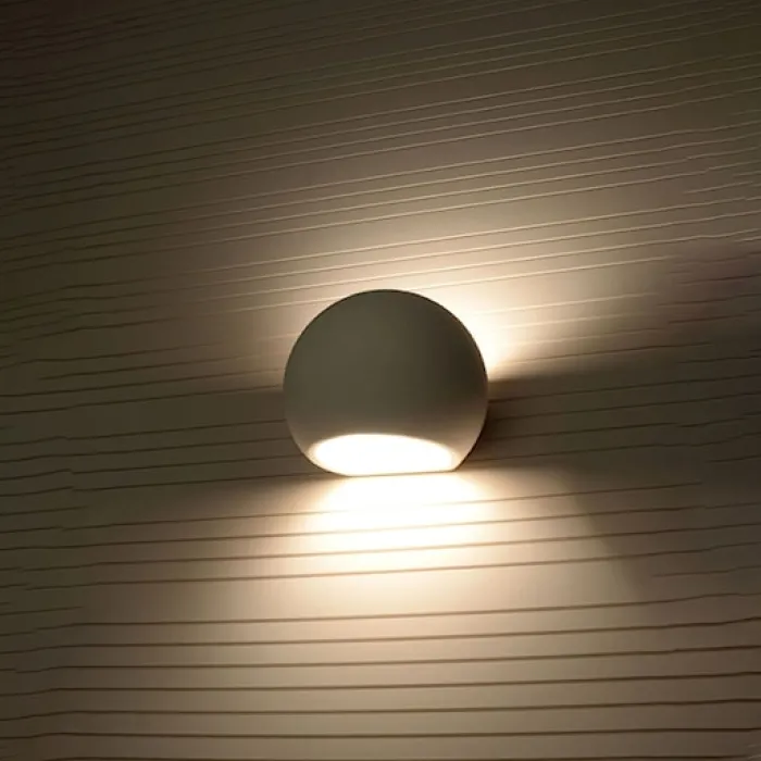 Kinkiet Debesis ceramiczny biały