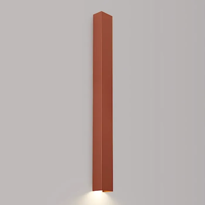 Kinkiet Freya 90 cm ochra czerwona