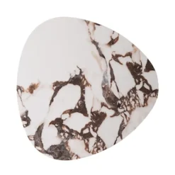 Kinkiet kamienny Marbles 28 cm biało-brązowy