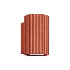 Kinkiet Karbon 10 cm ochra czerwona