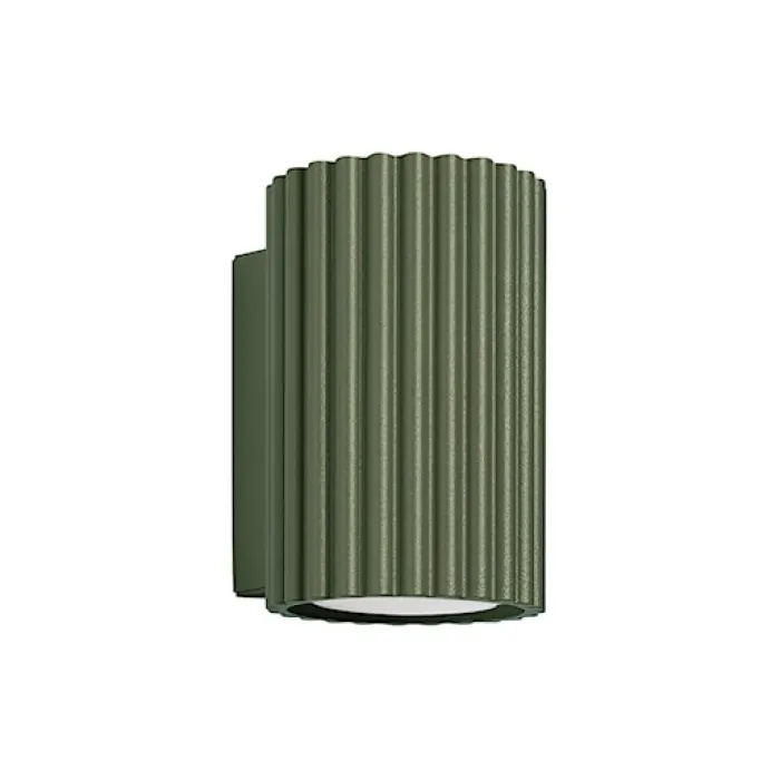Kinkiet Karbon 10 cm zielony oliwkowy