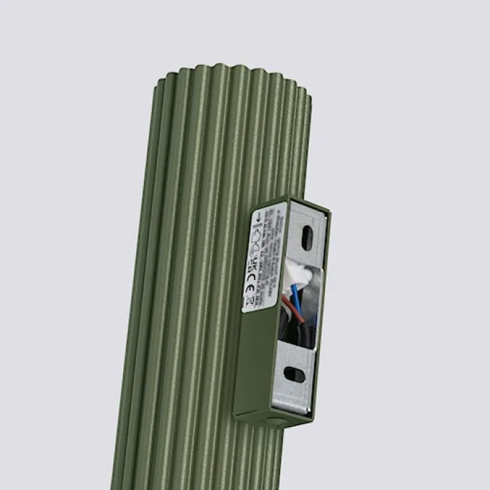 Kinkiet Karbon 20 cm zielony oliwkowy
