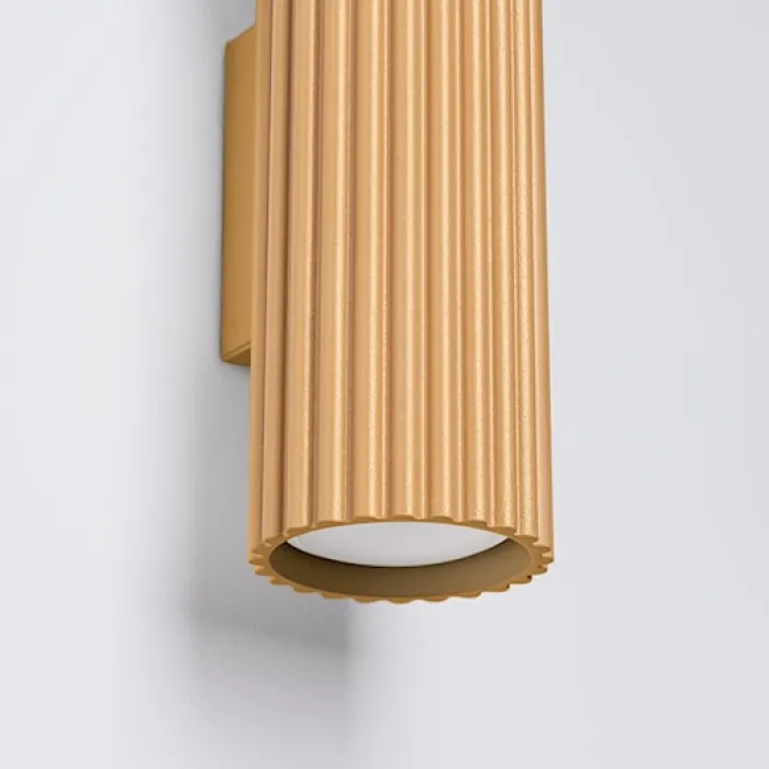 Kinkiet Karbon 30 cm złoty