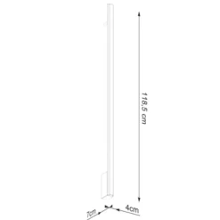 Kinkiet Lagom LED 120 cm biały 3000K