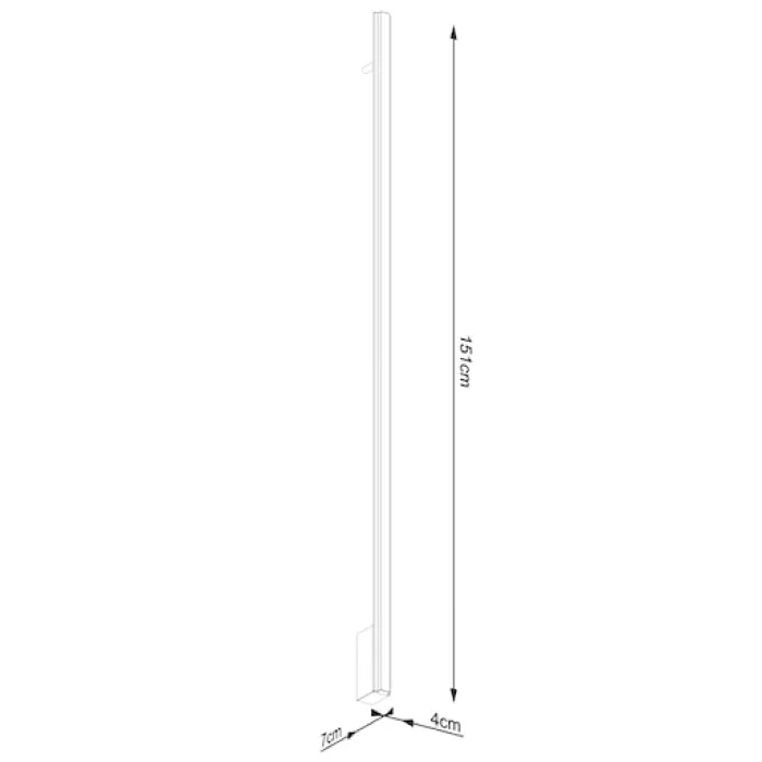 Kinkiet Lagom LED 150 cm złoty 3000K