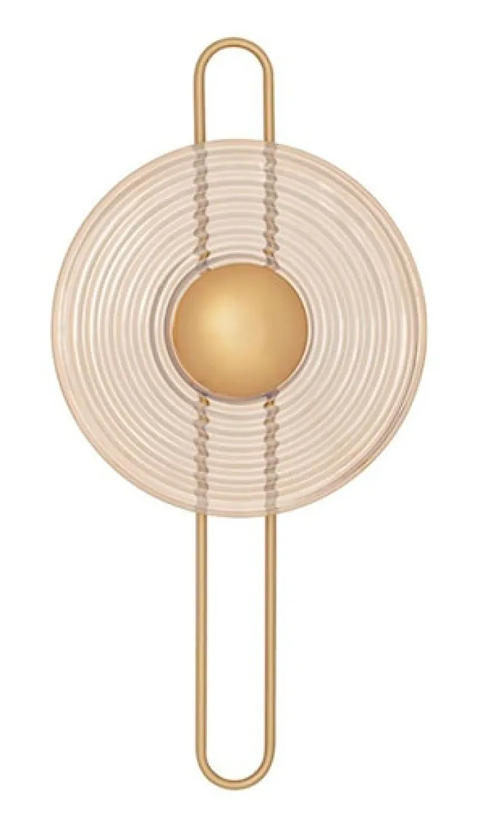 Kinkiet Ollique LED 60 cm złoty