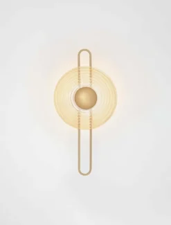 Kinkiet Ollique LED 60 cm złoty