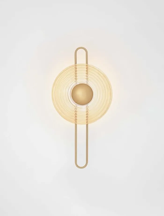 Kinkiet Ollique LED 60 cm złoty