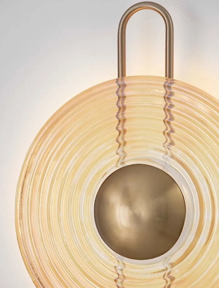 Kinkiet Ollique LED 60 cm złoty