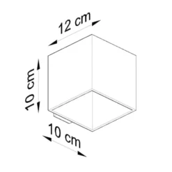 Kinkiet Quad 1 szary