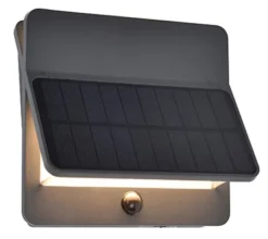 Kinkiet zewn臋trzny Aleta LED solarny szary