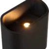 Kinkiet zewnętrzny Atila LED x2 czarny