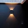 Kinkiet zewnętrzny Belka LED solarny czarny