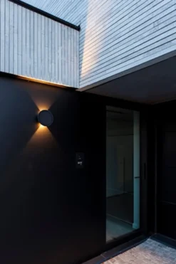 Kinkiet zewnętrzny Belka LED solarny czarny