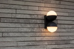 Kinkiet zewnętrzny Looma LED x2 szary