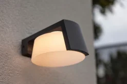 Kinkiet zewnętrzny Moon LED antracytowy