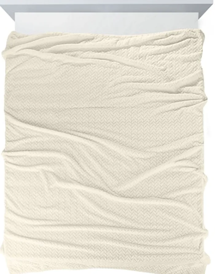Koc Cindy 200x220 cm beżowy