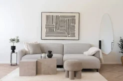 Koc Happles 130x180 cm sztuczne futerko kremowy