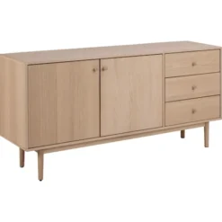 Komoda Dorchis 160 cm dąb