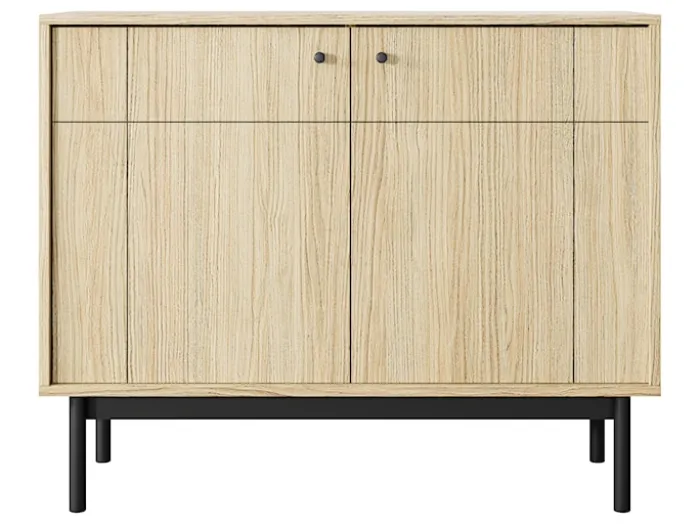 Komoda dwudrzwiowa Japandies 104 cm Dąb linea