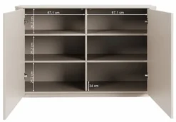 Komoda dwudrzwiowa Luvio 140 cm kaszmir