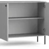 Komoda dwudrzwiowa Zeito 105 cm szara